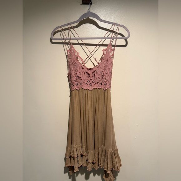 Free People Adella Slip Mini Dress - Picture 2 of 10